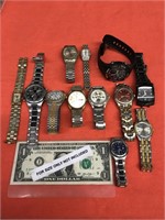 LOT OF (12) WATCHES LUXE, GENEVA AND MORE