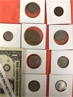 lot of miscellaneous US and foreign coins