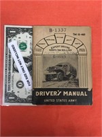 1942 UNITED STATES ARMY DRIVERS MANUAL