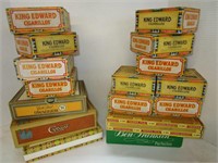 Lot of Early cigar boxes