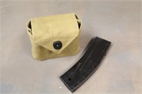 Pouch with (5) .30 Carbine Magazines &