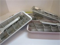 Vintage metal ice trays