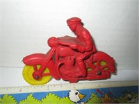 Auburn Rubber Policeman motorcycle toy