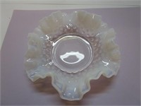 Vintage Opalescent Glass Ruffle