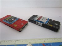 Early metal Police & Fire cars (Matchbox size -