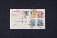 Republic of China Stamps Used 1923 Reg. Cover