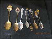 Brockville collector spoons and fork some sterling