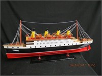 Titanic ship 25 X 11"H