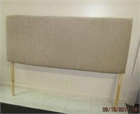 Hand crafted upholstered queen head board