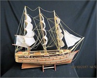 Napoleon sailing ship 25 X 23"H