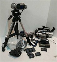 Sony Cameras, Batteries, Charger, Stand, etc. U3F