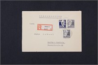 Germany DDR Cover w/122 (2), 134a Very Rare