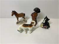 CAT, DOG AND HORSE ORNAMENTS INCLUDES