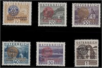 Austria Stamps #B87-B92 Mint LH VF 1931 Rotary Con