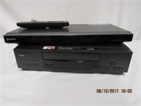 Sony DVD/CD player and a RCA VHS player