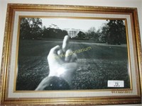 Framed Message to the Oval Office White House