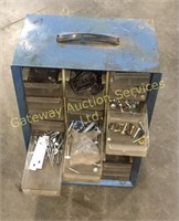 Small cabinet of miscellaneous bolts and screws