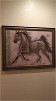 Signed Horse Picture