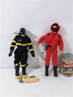 2 figurines G.I. Joe vintage