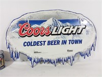 Affiche en métal Coors Light