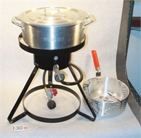 Propane Cooker with Fry Basket