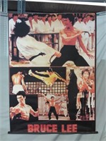 Bannière Bruce Lee en tissu
