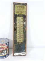 Thermomètre promotionnel vintage E.L. St-Mars