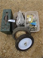 Ammo Box, Totes w/ Tools, 2 Wheels