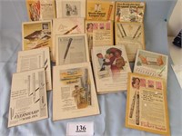 1900s Old Pen Advertising Ads