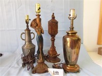 4 Old Lamps