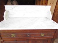 Wash Basin Dry Sink Cabinet w/marble top