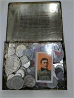 Chesterfield Cigarettes Tin With Assorted Coins