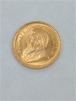 1/10 Oz Gold South African Coin