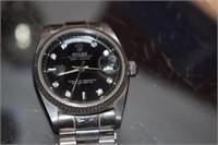 Stainless Steel Faux Rolex Wristwatch