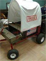 Homemade Nebraska covered wagon