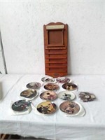Collectible Normal Rockwell calendar plates with