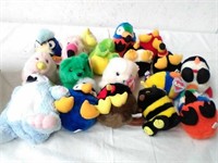 Group of Puffkins toys with tags