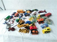 Toy cars some metal Tonka, matchbox & others &