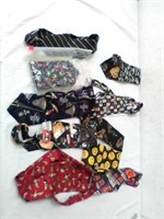 Group of neck ties