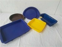 Group of Plastic Cookware
