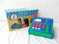 Real working kids cash register with money in
