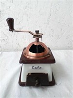 Manual Coffee grinder with ceramic & wood with