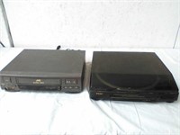 Teac turntable & JVC VHS player