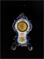 Hand painted blue and white clock