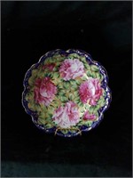 Porcelain handpainted bowl with roses