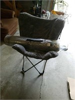 Pair of faux fur chairs new in package