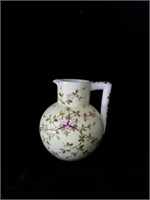 Pink floral pattern pitcher