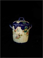 Vintage porcelain cotton ball holder