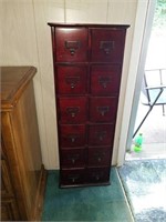 12 drawer storage shelf