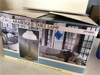 new in box table lamp